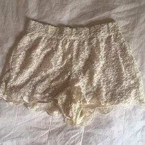 Lace shorts